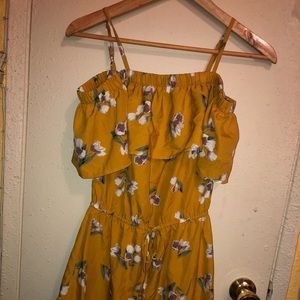 Off the shoulder floral dress